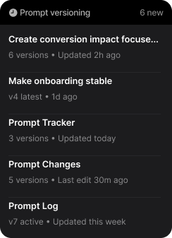 Prompt Versioning